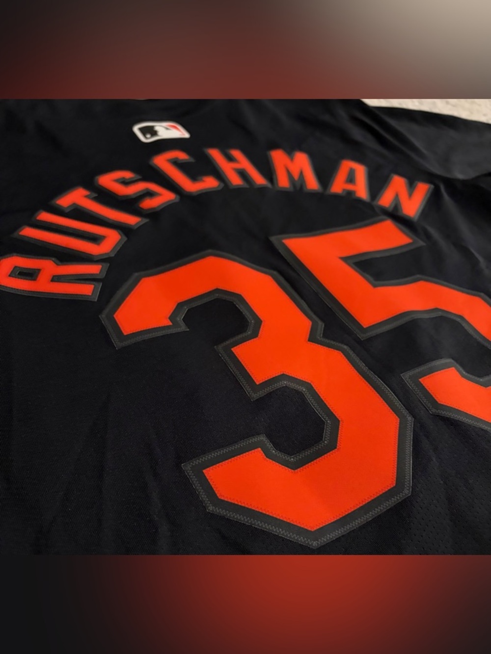 Nike Authentic Baltimore Orioles Adley Rutschman #35 Black Limited Jersey Mens S - Picture 6 of 7